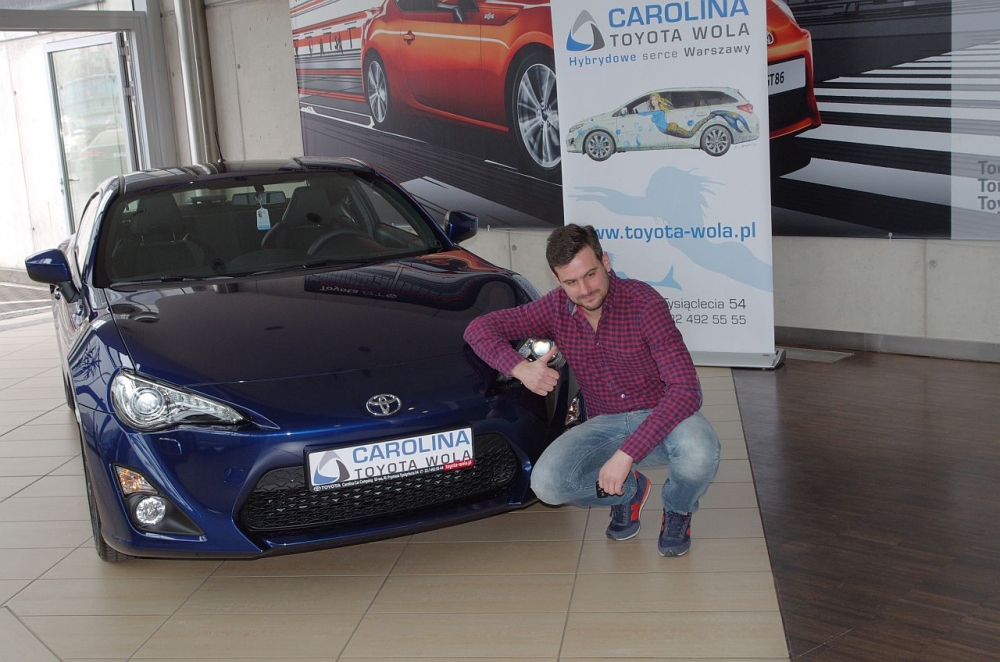 Antoni Pawlicki wybrał Toyotę GT86