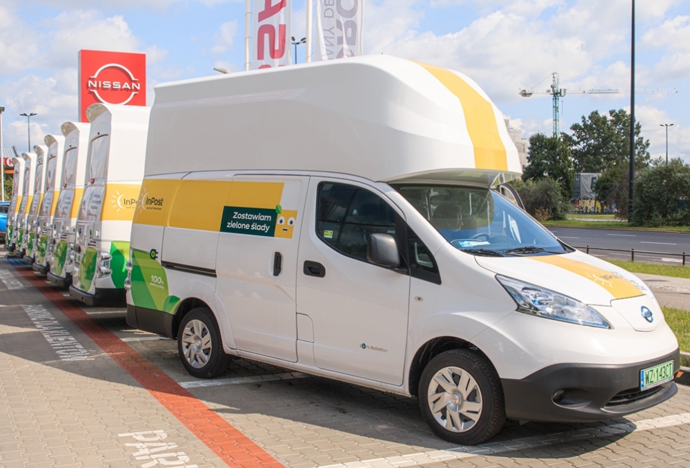 Kolejne elektryczne Nissany e-NV200 we flocie InPost