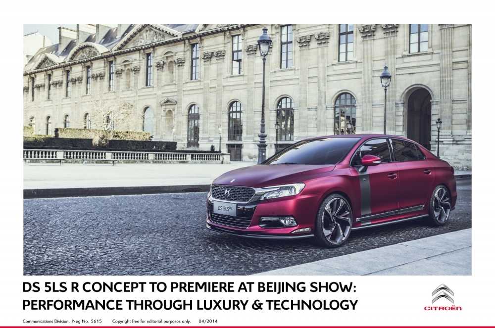 DS 5LS R zadebiutuje na Beijing Motor Show