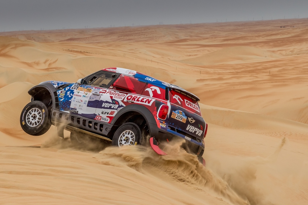 Cztery MINI ALL4 Racing w Baja Poland