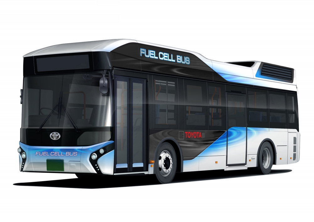Toyota rozpoczyna sprzedaż autobusów na wodorowe ogniwa paliwowe