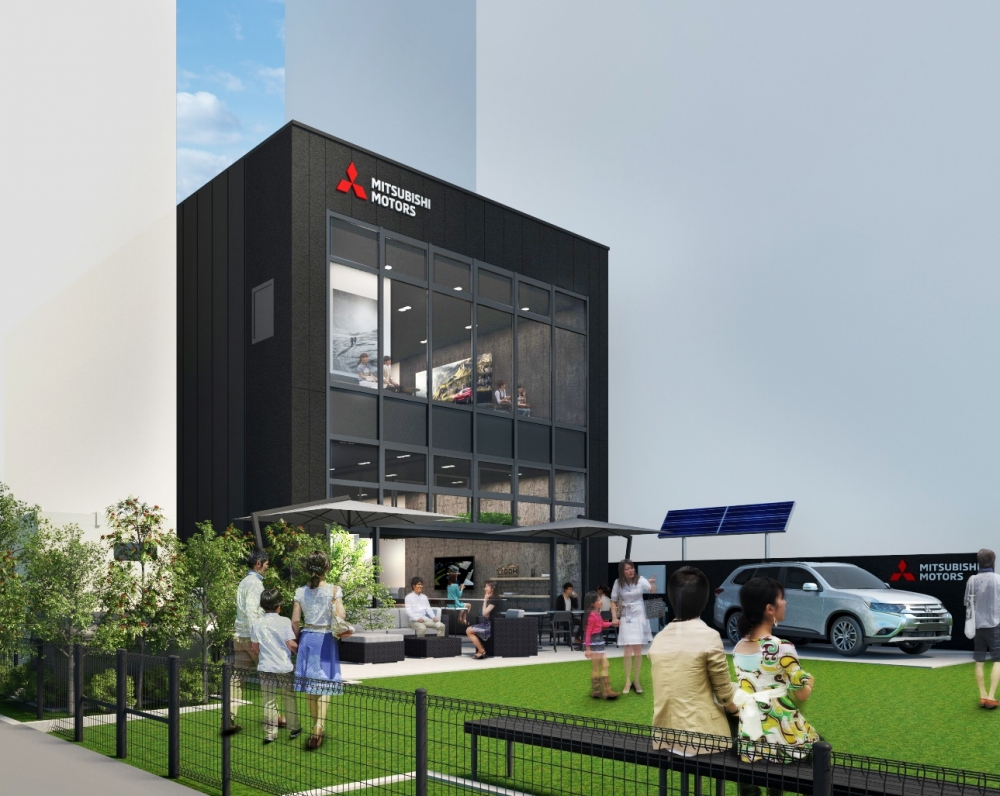 Zielona oaza Mitsubishi Motors w tokijskiej dzielnicy Ginza
