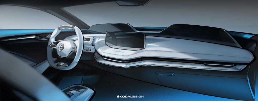 Skoda prezentuje wnętrze Vision E