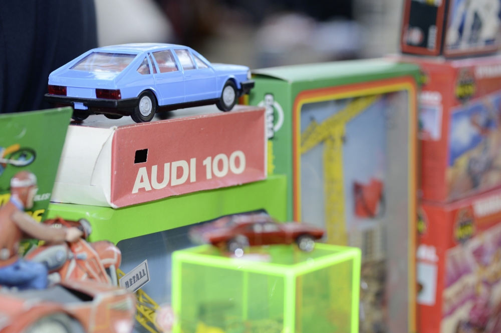 Giełda modeli samochodów w Audi Forum Ingolstadt