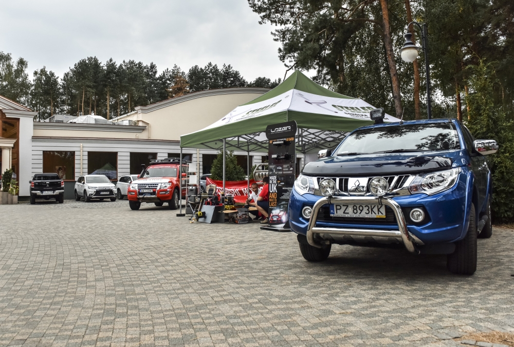 Gorące przyjęcie I Zlotu Mitsubishi