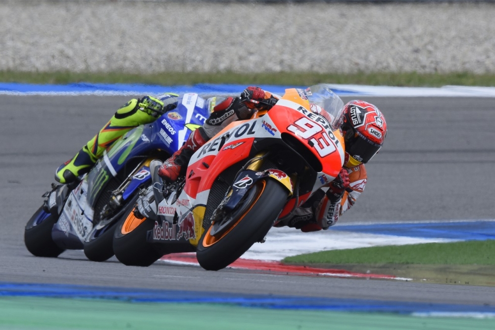 Marquez drugi po spektakularnej walce z Rossim