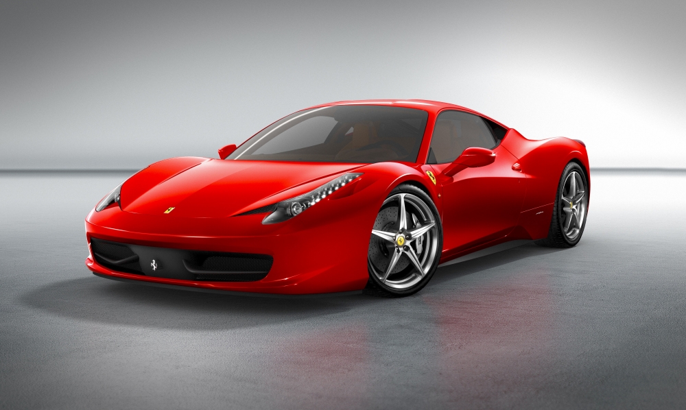 Dwie turbiny w 458 Italia
