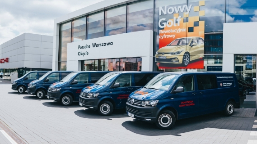 30 Volkswagenów Transporter T6 trafi do Ochotniczych Straży Pożarnych