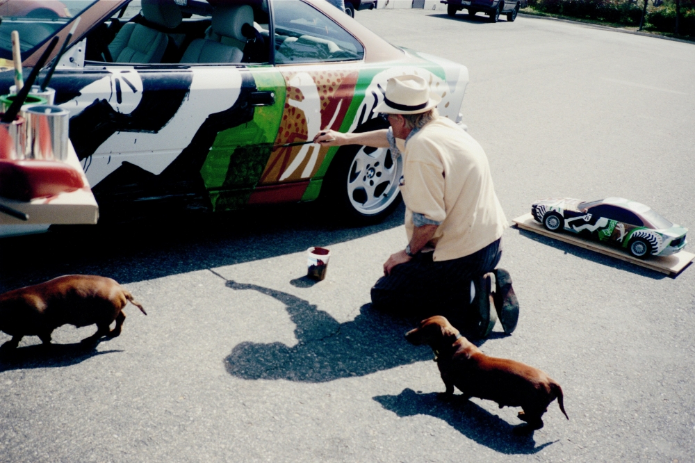 BMW Art Car Davida Hockney`a na Paris Photo Los Angeles