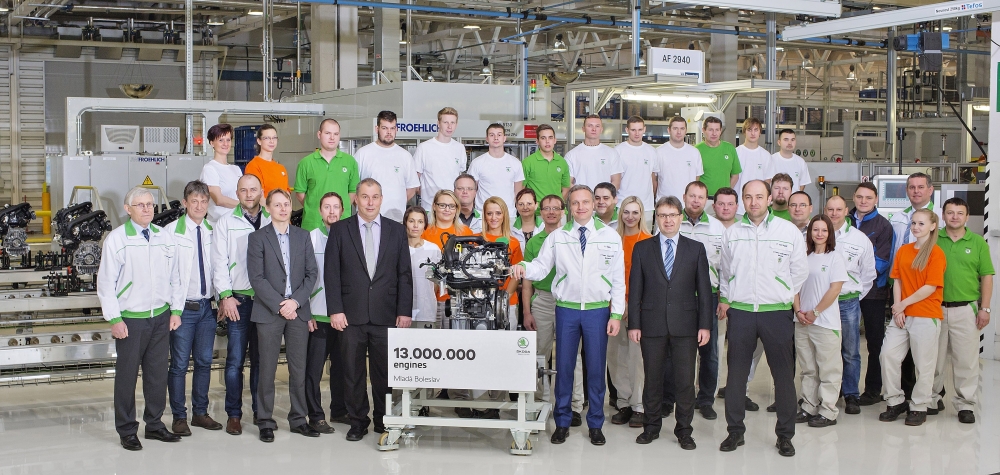 Mlada Boleslav: 13 milionów silników i nowa jednostka 1.0 TSI