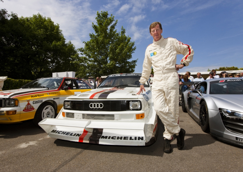 Walter Rohrl na szczycie Pikes Peak