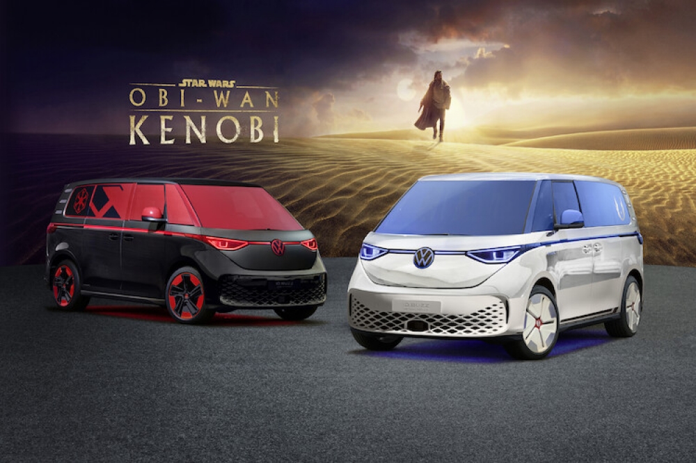 Volkswagen zaprezentował dwa specjalne egzemplarze ID. Buzza podczas imprezy Star Wars Celebration	