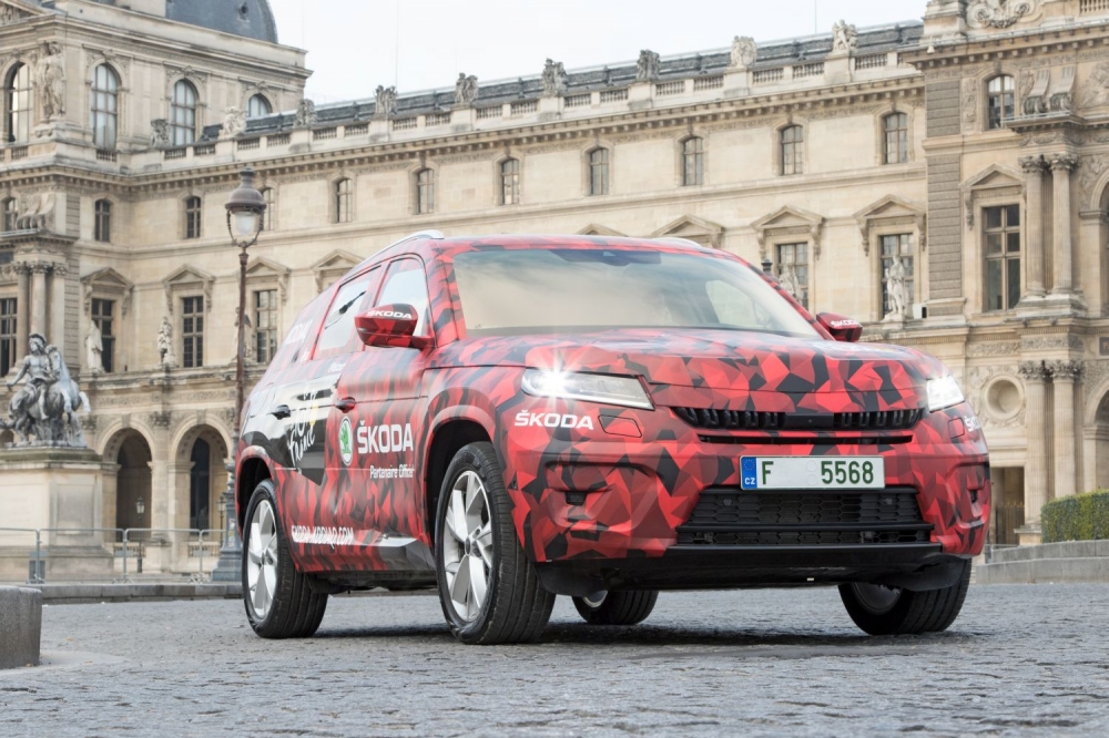 Wielki finał Tour de France: Skoda Kodiaq pierwsza na mecie