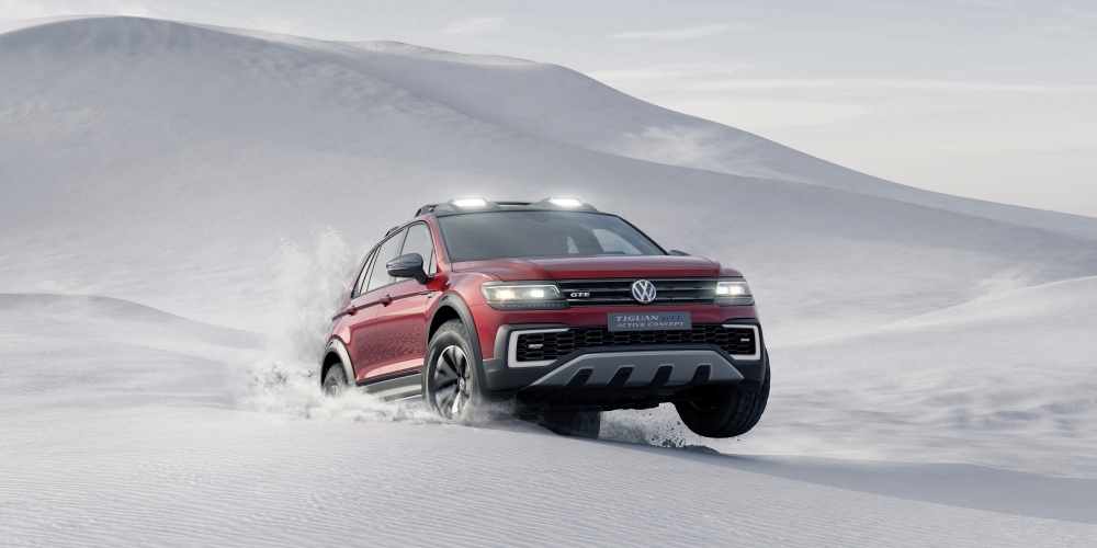 Światowa premiera Tiguana GTE Active Concept 