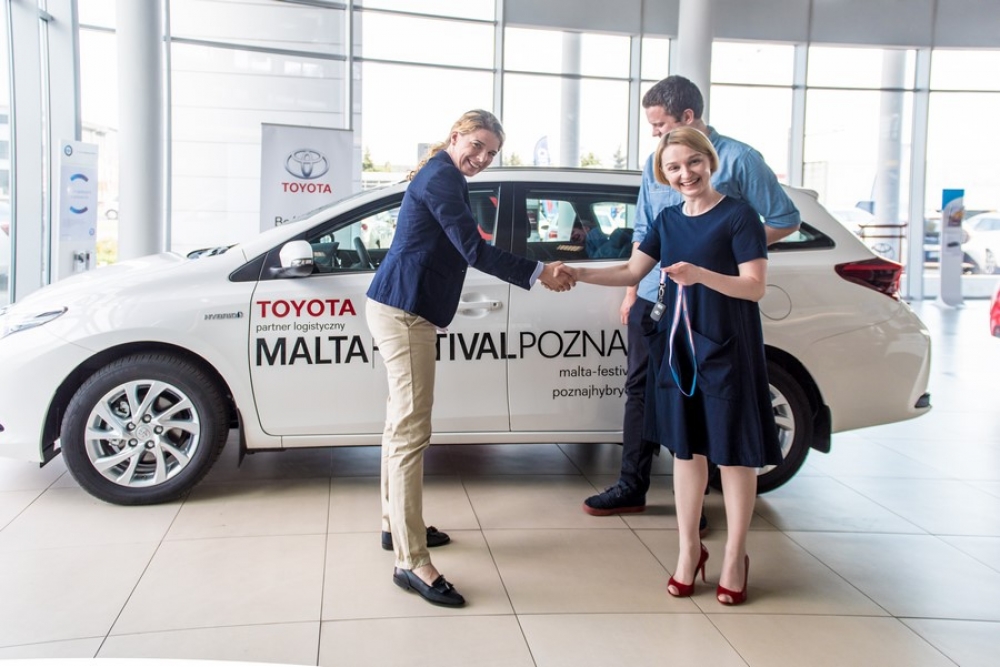 Toyota Auris Hybrid dla organizatorów Malta Festival Poznań