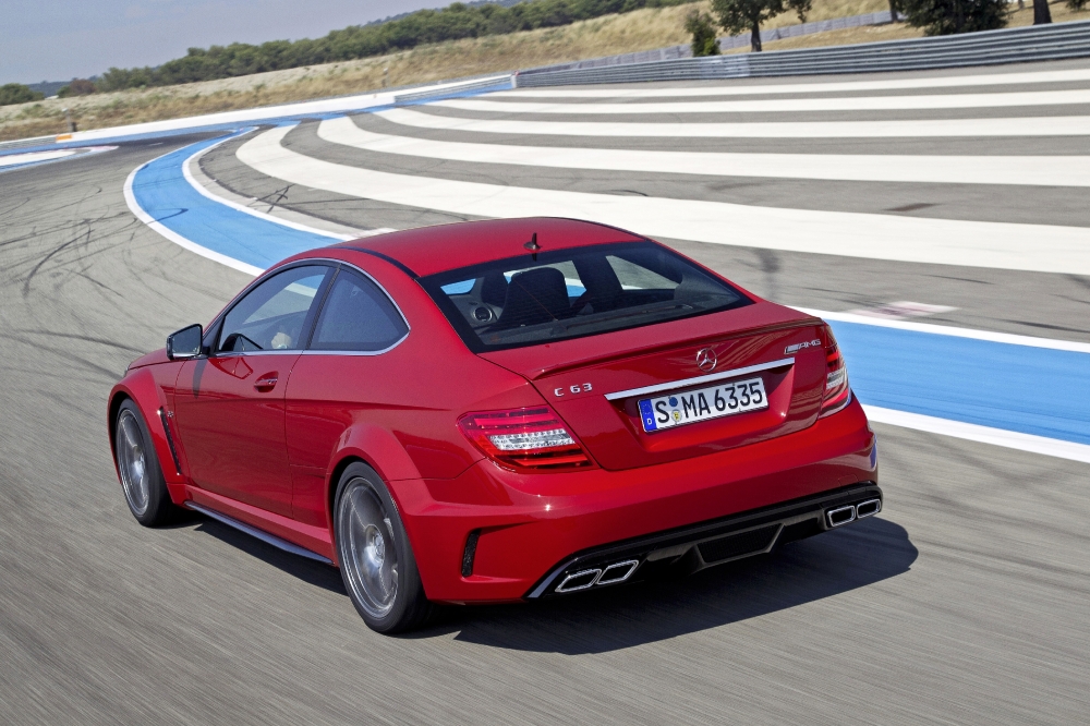 Ciemna strona Mercedesa C 63 AMG Coupe Black Series