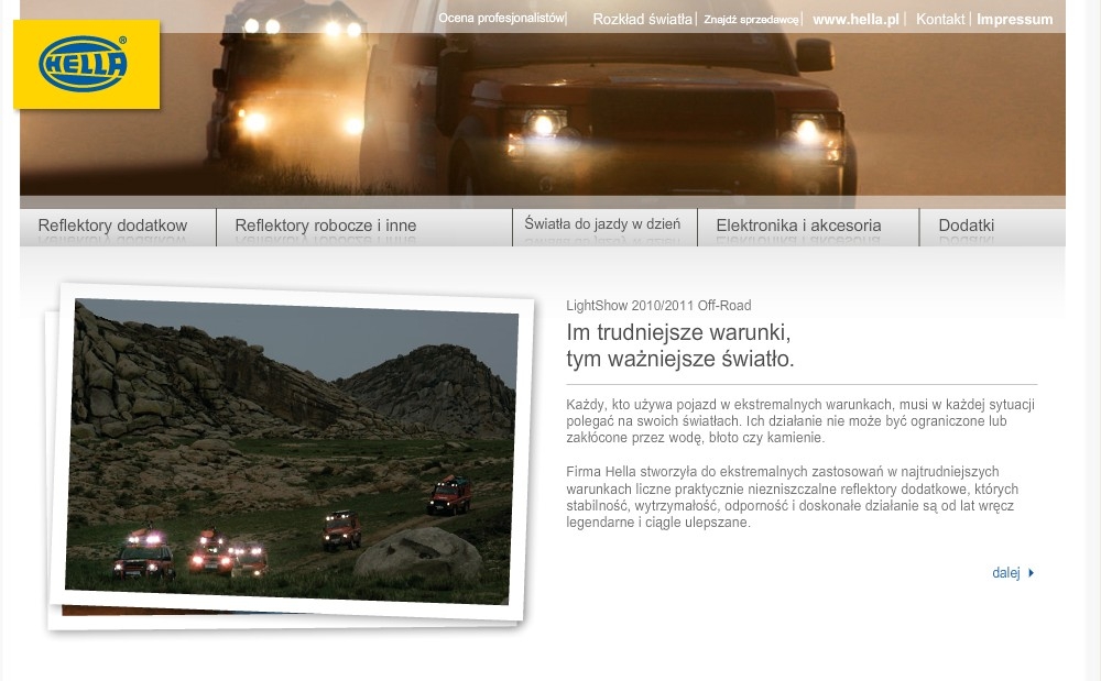 Nowa witryna internetowa Helli dedykowana fanom off-roadu