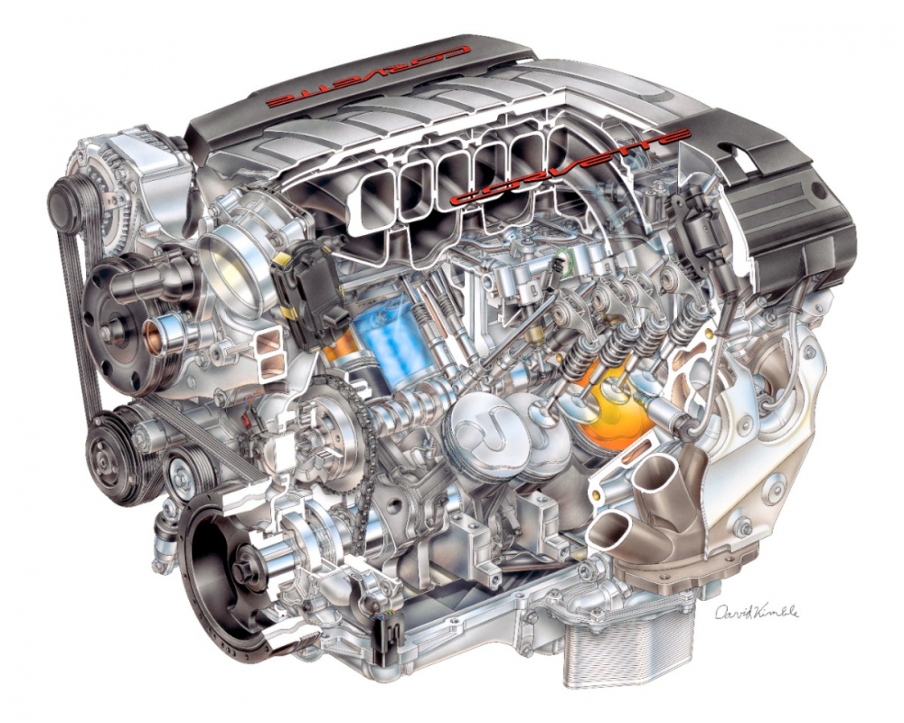 Silnik Chevroleta Corvette 2014 - 450 KM i 610 Nm