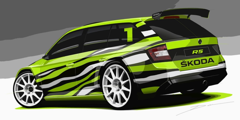 Fabia Combi R5 nad Worthersee