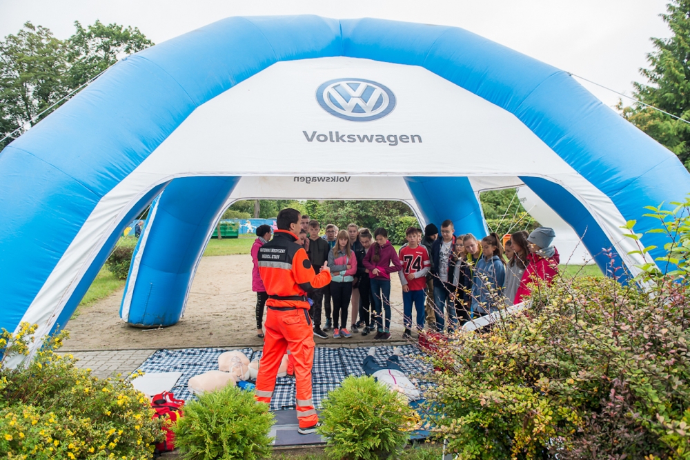 Mobilne Miasteczko Ruchu Drogowego Volkswagena w Kołodziejowie