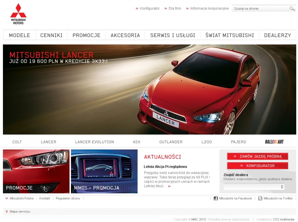 Nowa witryna www.mitsubishi.pl