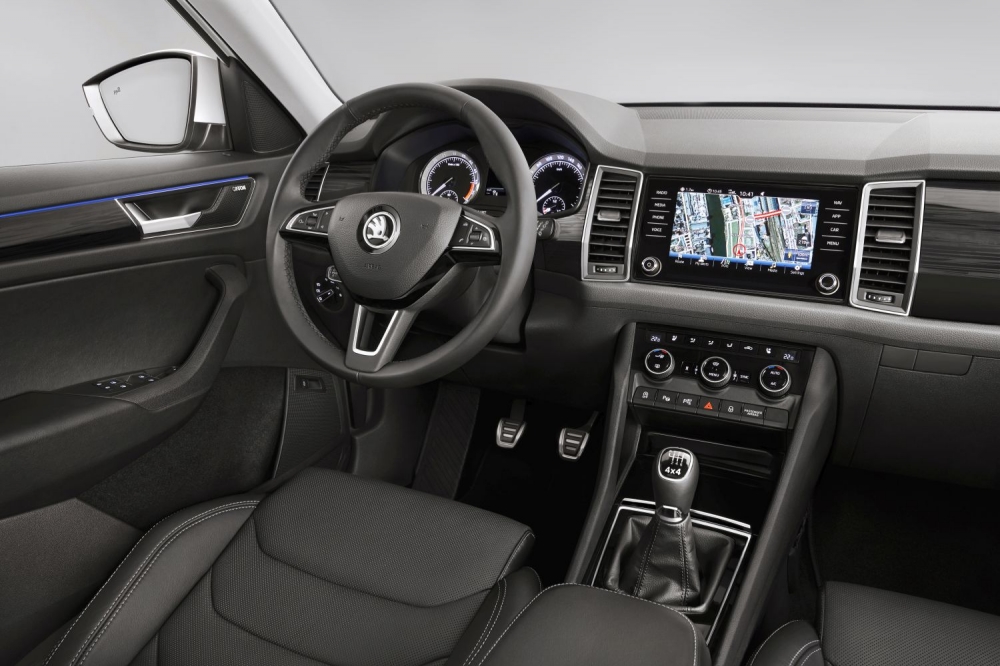 Wnętrze Skody Kodiaq ujawnione
