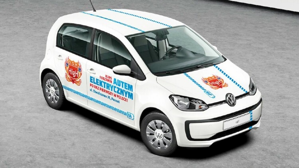 Volkswagen e-up! w poznańskiej szkole nauki jazdy	