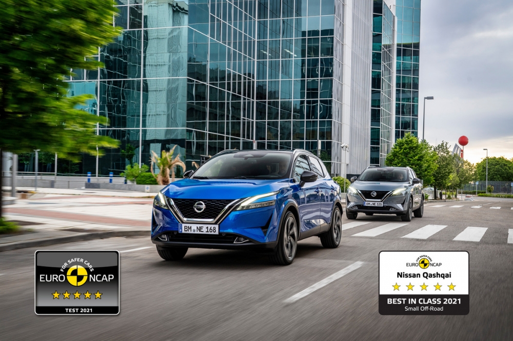 Nowy Nissan Qashqai zdobywa nagrodę Euro NCAP Best in Class 2021