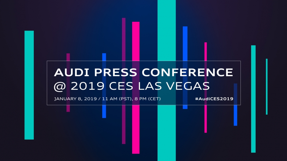 Konferencja prasowa Audi na targach CES w Las Vegas 