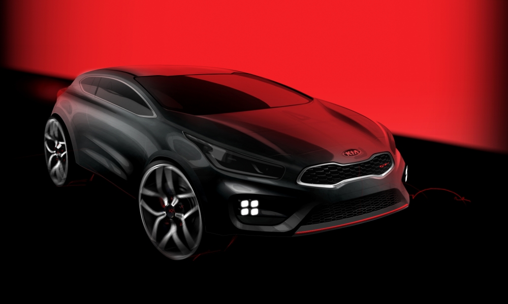 Kia pro ceed GT: pierwszy szkic