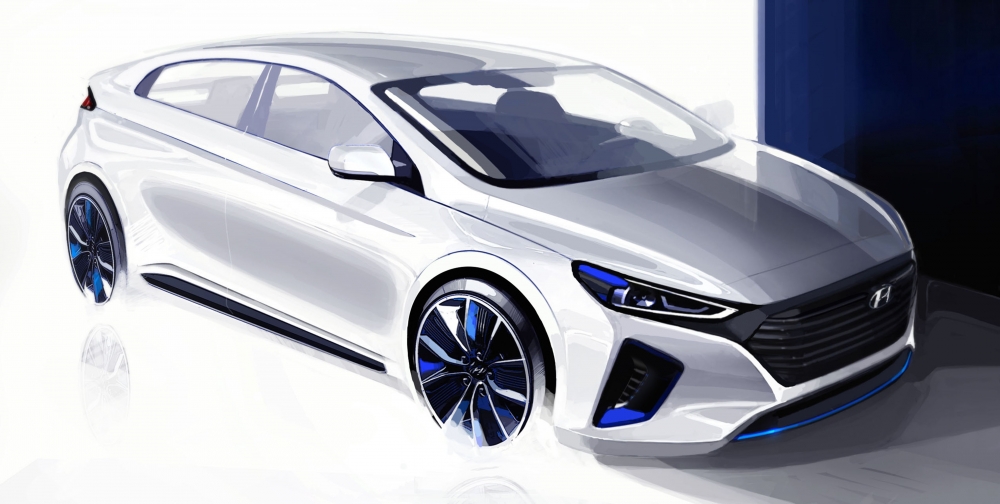 Hyundai IONIQ: pierwsze szkice