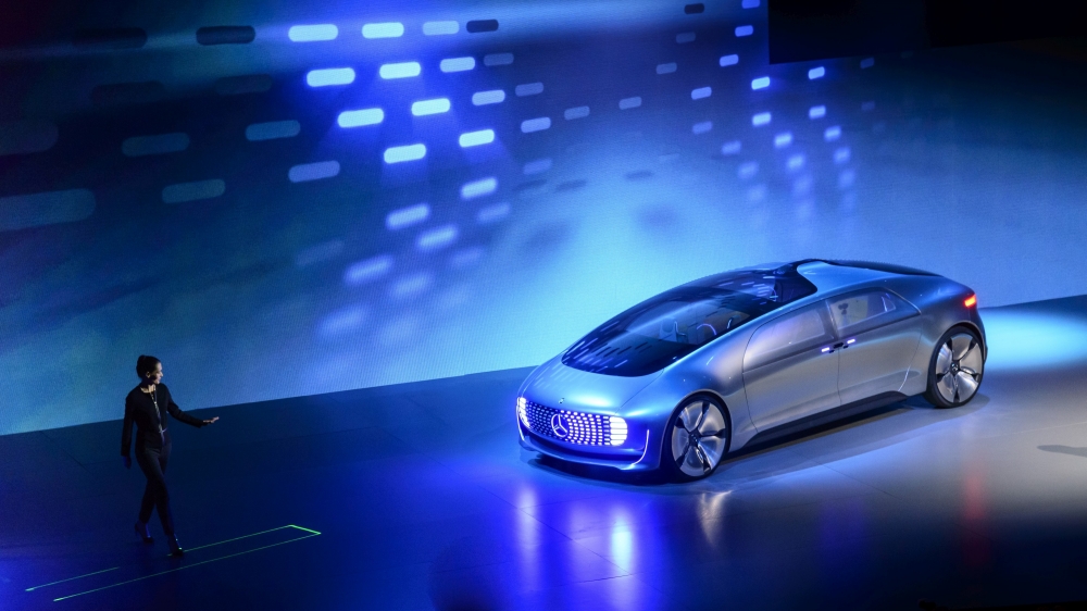 Autonomiczny Mercedes-Benz F 015 na targach CES