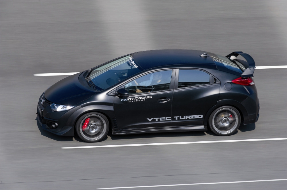 Honda Civic Type R - testy na torze w Tochigi