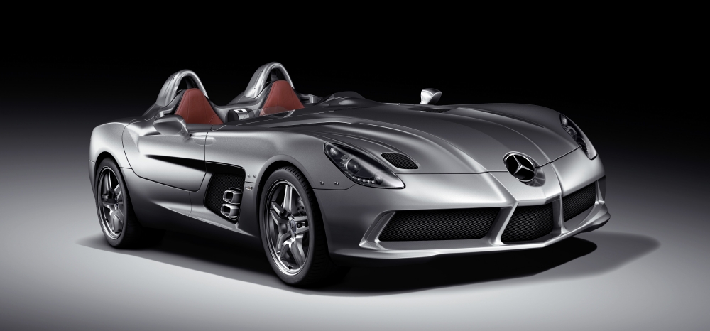 SLR Stirling Moss na ulicach Barcelony