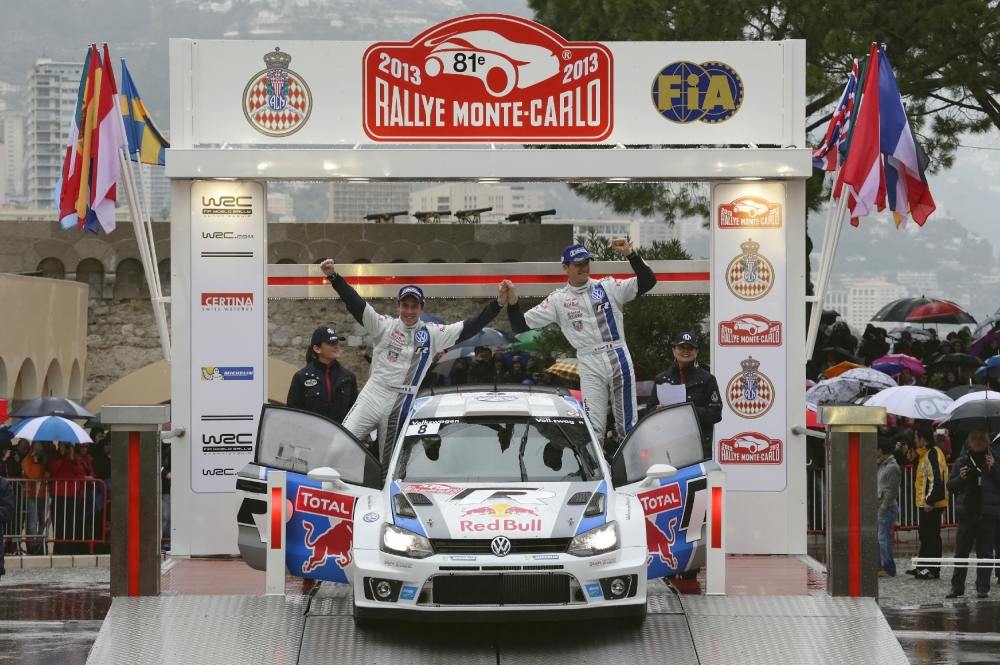 Volkswagen na drugim miejscu w rajdzie Monte Carlo