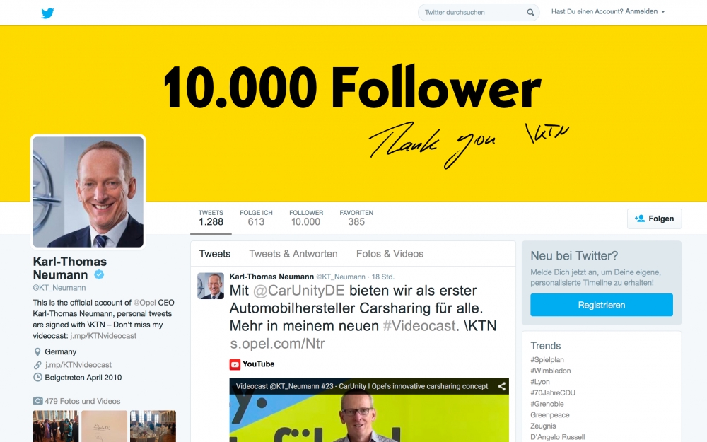 Opel: sukces na Twitterze