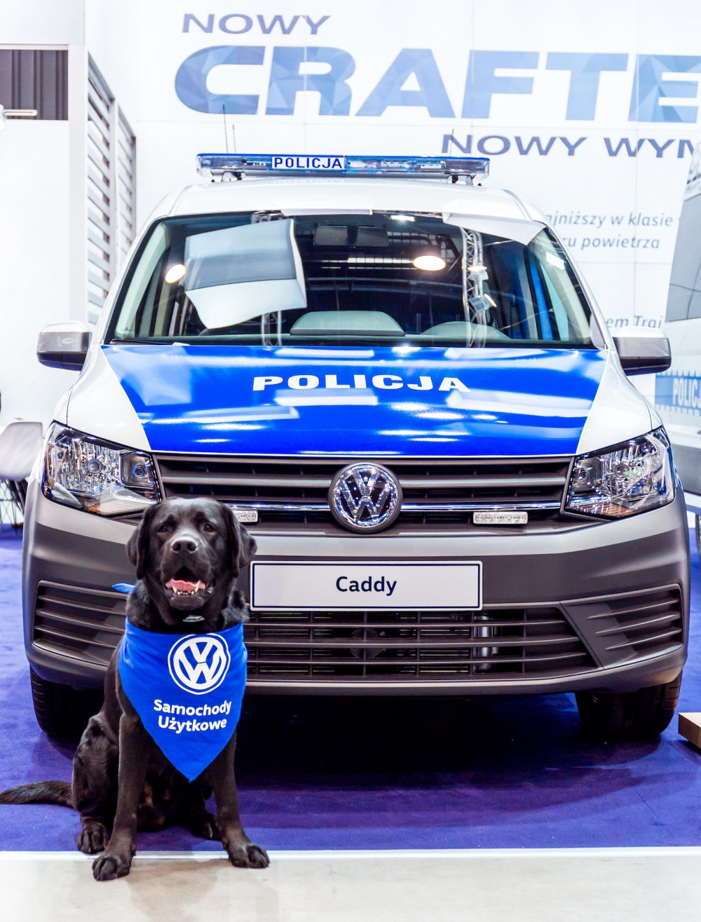 Ekspozycja marki Volkswagen Samochody Użytkowe podczas targów EUROPOLTECH 2017