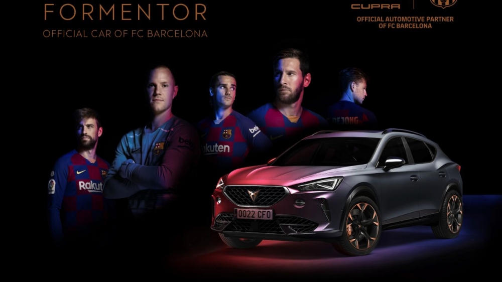 CUPRA Formentor oficjalnym samochodem FC Barcelona