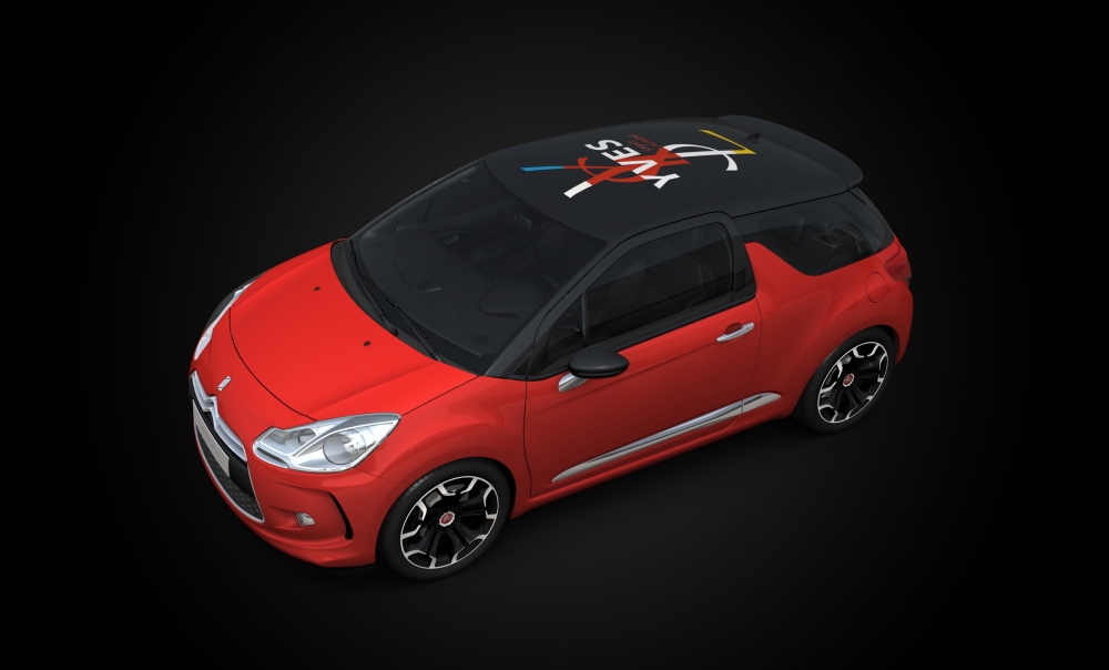 Citroen DS3 w stroju od Yves Saint Laurent