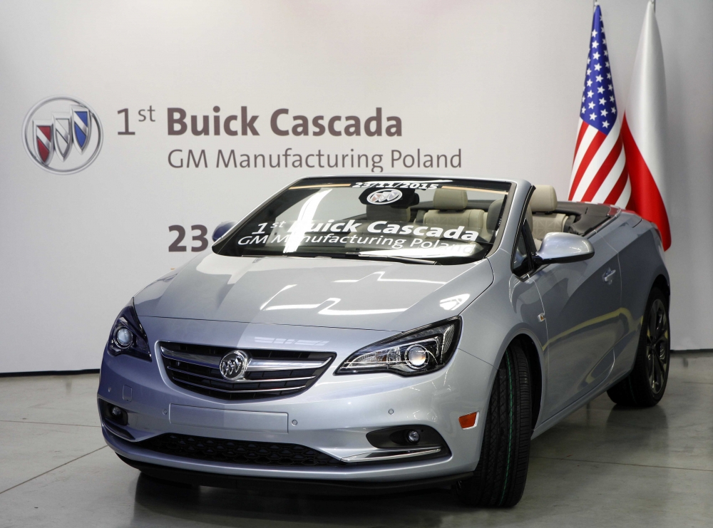Pierwszy Buick Cascada z zakładów w Gliwicach 