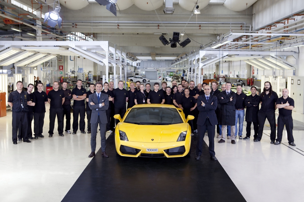 Gallardo z numerem 10 000