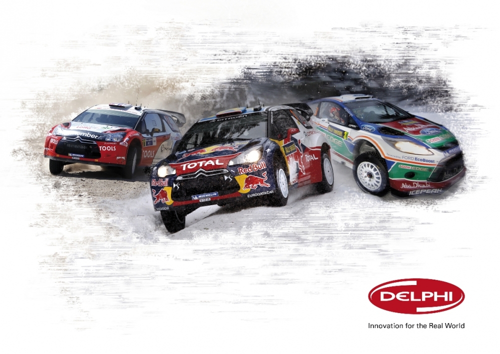 Delphi międzynarodowym sponsorem wyścigów FIA WRC